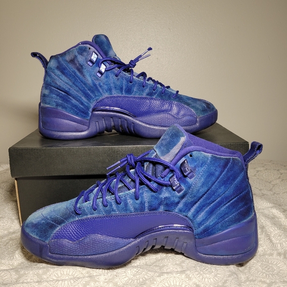 Jordan 12 Retro Deep Royal Blue - Picture 2 of 5